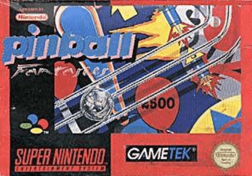 Pinball Fantasies box art for Super Nintendo
